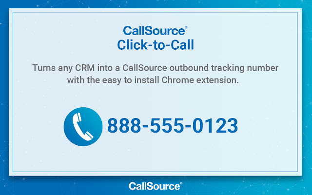 CallSource Click to Call from Chrome web store to be run with OffiDocs Chromium online CallSource Click to Call from Chrome web store to be run with OffiDocs Chromium online