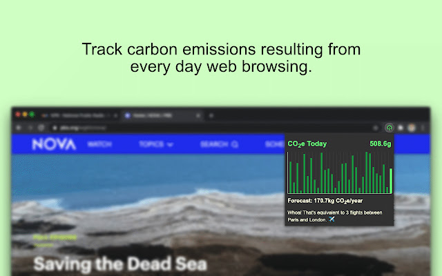 Carbon Meter from Chrome web store to be run with OffiDocs Chromium online Carbon Meter from Chrome web store to be run with OffiDocs Chromium online