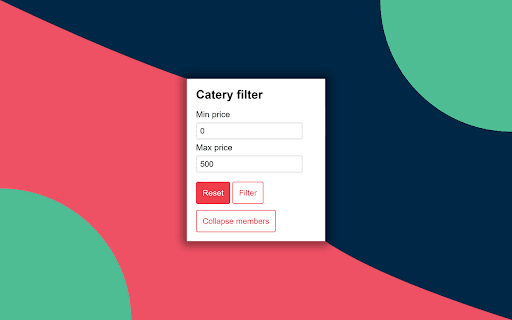 Catery filter from Chrome web store to be run with OffiDocs Chromium online Catery filter from Chrome web store to be run with OffiDocs Chromium online