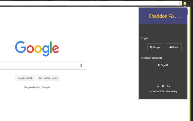 Chaddon from Chrome web store to be run with OffiDocs Chromium online Chaddon from Chrome web store to be run with OffiDocs Chromium online