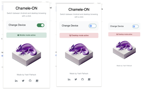 Chameleon from Chrome web store to be run with OffiDocs Chromium online Chameleon from Chrome web store to be run with OffiDocs Chromium online