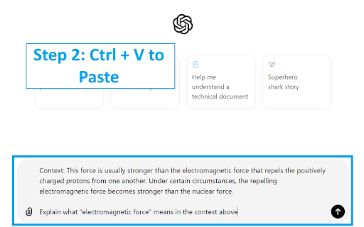 ChatGPT Explain in context right click shortcut from Chrome web store to be run with OffiDocs Chromium online ChatGPT Explain in context right click shortcut from Chrome web store to be run with OffiDocs Chromium online