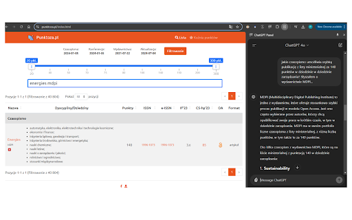 ChatGPT Panel from Chrome web store to be run with OffiDocs Chromium online ChatGPT Panel from Chrome web store to be run with OffiDocs Chromium online