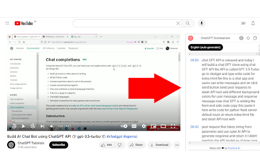 ChatGPT Summarizer: Pages, Articles, YouTube from Chrome web store to be run with OffiDocs Chromium online ChatGPT Summarizer: Pages, Articles, YouTube from Chrome web store to be run with OffiDocs Chromium online