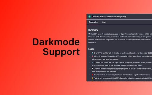 ChatGPT Summary for Youtube™ from Chrome web store to be run with OffiDocs Chromium online ChatGPT Summary for Youtube™ from Chrome web store to be run with OffiDocs Chromium online