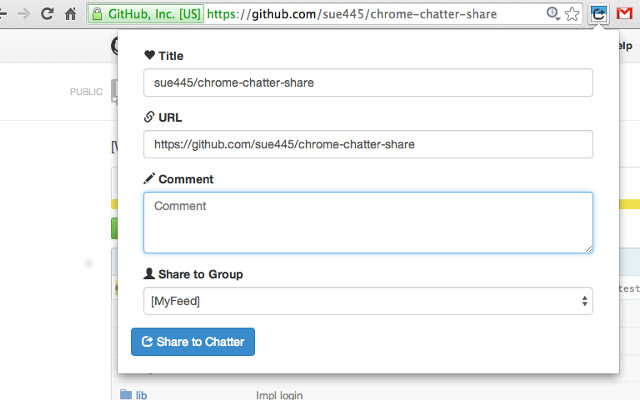 Chatter Share for Google Chrome™ from Chrome web store to be run with OffiDocs Chromium online Chatter Share for Google Chrome™ from Chrome web store to be run with OffiDocs Chromium online