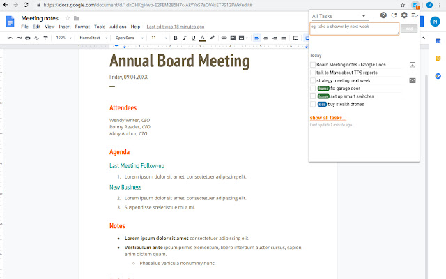 checklist for Google Tasks™ from Chrome web store to be run with OffiDocs Chromium online checklist for Google Tasks™ from Chrome web store to be run with OffiDocs Chromium online