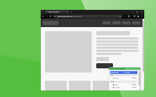 Check Out My Budget from Chrome web store to be run with OffiDocs Chromium online Check Out My Budget from Chrome web store to be run with OffiDocs Chromium online