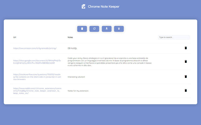 Chrome Note Keeper from Chrome web store to be run with OffiDocs Chromium online Chrome Note Keeper from Chrome web store to be run with OffiDocs Chromium online