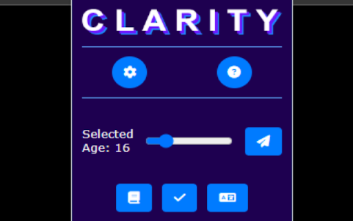 Clarity from Chrome web store to be run with OffiDocs Chromium online Clarity from Chrome web store to be run with OffiDocs Chromium online