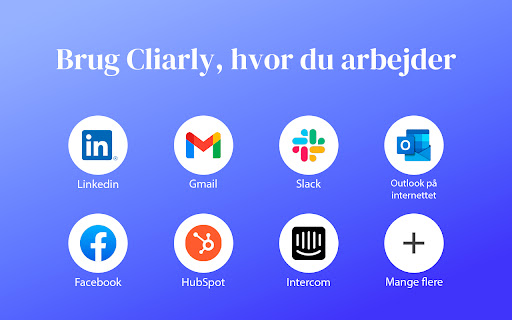 Cliarly: AI læseog skriveværktøj from Chrome web store to be run with OffiDocs Chromium online Cliarly: AI læseog skriveværktøj from Chrome web store to be run with OffiDocs Chromium online