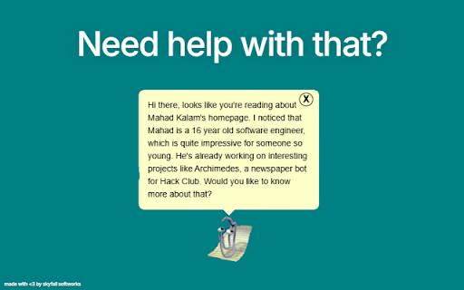 Clippy Two from Chrome web store to be run with OffiDocs Chromium online Clippy Two from Chrome web store to be run with OffiDocs Chromium online
