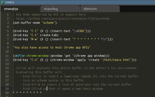 cmacs from Chrome web store to be run with OffiDocs Chromium online cmacs from Chrome web store to be run with OffiDocs Chromium online