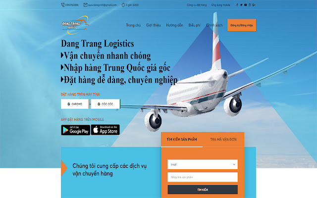 Công Cụ Đặt Hàng DANGTRANG LOGISTICS from Chrome web store to be run with OffiDocs Chromium online Công Cụ Đặt Hàng DANGTRANG LOGISTICS from Chrome web store to be run with OffiDocs Chromium online