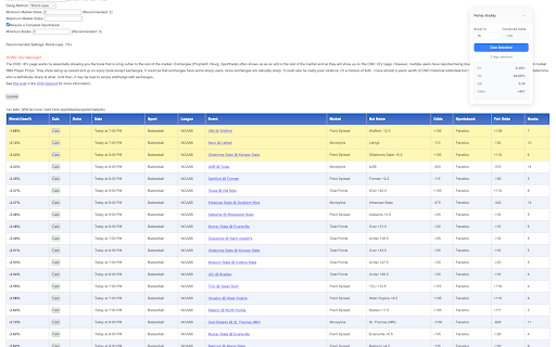 CNO Parlay Buddy from Chrome web store to be run with OffiDocs Chromium online CNO Parlay Buddy from Chrome web store to be run with OffiDocs Chromium online