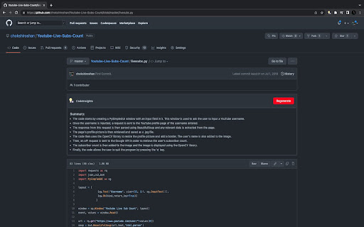 CodeInsights from Chrome web store to be run with OffiDocs Chromium online CodeInsights from Chrome web store to be run with OffiDocs Chromium online