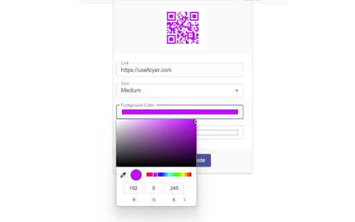 Colorful QR Code Generator from Chrome web store to be run with OffiDocs Chromium online Colorful QR Code Generator from Chrome web store to be run with OffiDocs Chromium online