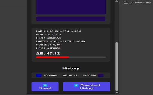 Color Picker Comparator from Chrome web store to be run with OffiDocs Chromium online Color Picker Comparator from Chrome web store to be run with OffiDocs Chromium online