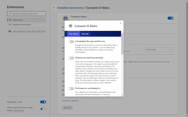 Consent O Matic from Chrome web store to be run with OffiDocs Chromium online Consent O Matic from Chrome web store to be run with OffiDocs Chromium online