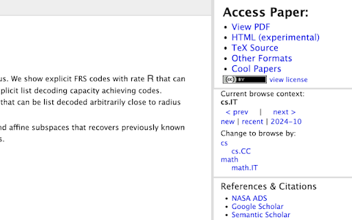 Cool Papers Redirector from Chrome web store to be run with OffiDocs Chromium online Cool Papers Redirector from Chrome web store to be run with OffiDocs Chromium online