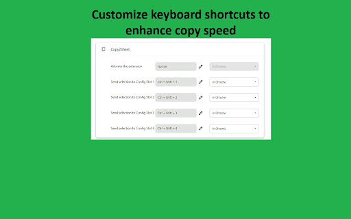 Copy2Sheet from Chrome web store to be run with OffiDocs Chromium online Copy2Sheet from Chrome web store to be run with OffiDocs Chromium online