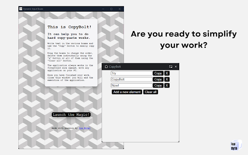 CopyBolt from Chrome web store to be run with OffiDocs Chromium online CopyBolt from Chrome web store to be run with OffiDocs Chromium online
