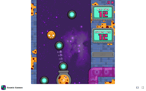 Cosmic Cannon Game Keep the ball in the air and boost your score! from Chrome web store to be run with OffiDocs Chromium online Cosmic Cannon Game Keep the ball in the air and boost your score! from Chrome web store to be run with OffiDocs Chromium online
