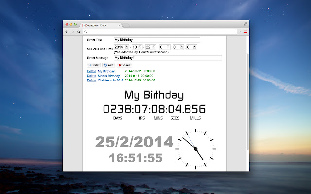 Countdown Clock, Stopwatch with Drive from Chrome web store to be run with OffiDocs Chromium online Countdown Clock, Stopwatch with Drive from Chrome web store to be run with OffiDocs Chromium online