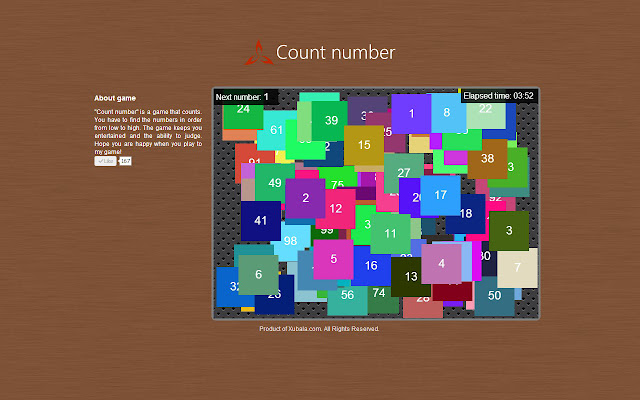 Count number game from Chrome web store to be run with OffiDocs Chromium online Count number game from Chrome web store to be run with OffiDocs Chromium online