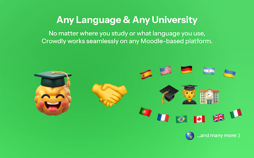 Crowdly – AI Study Assistant for Moodle from Chrome web store to be run with OffiDocs Chromium online Crowdly – AI Study Assistant for Moodle from Chrome web store to be run with OffiDocs Chromium online