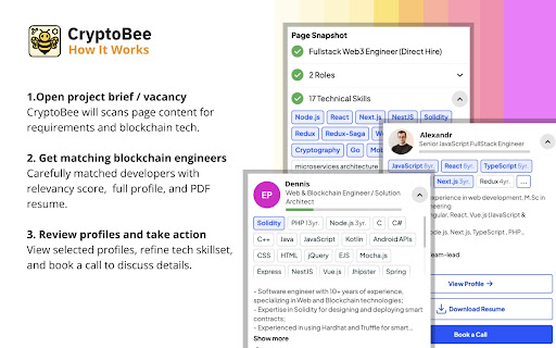 CryptoBee build web3 projects faster from Chrome web store to be run with OffiDocs Chromium online CryptoBee build web3 projects faster from Chrome web store to be run with OffiDocs Chromium online