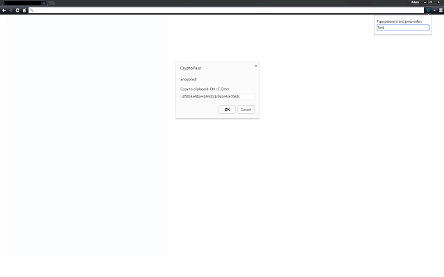 CryptoString from Chrome web store to be run with OffiDocs Chromium online CryptoString from Chrome web store to be run with OffiDocs Chromium online