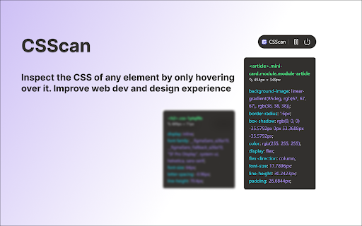 CSScan from Chrome web store to be run with OffiDocs Chromium online CSScan from Chrome web store to be run with OffiDocs Chromium online