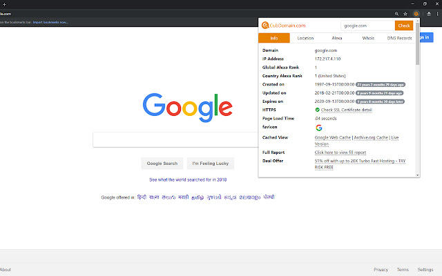 CubDomain.com from Chrome web store to be run with OffiDocs Chromium online CubDomain.com from Chrome web store to be run with OffiDocs Chromium online