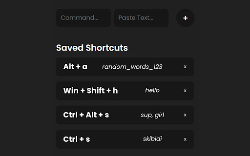 Custom Paste Command from Chrome web store to be run with OffiDocs Chromium online Custom Paste Command from Chrome web store to be run with OffiDocs Chromium online