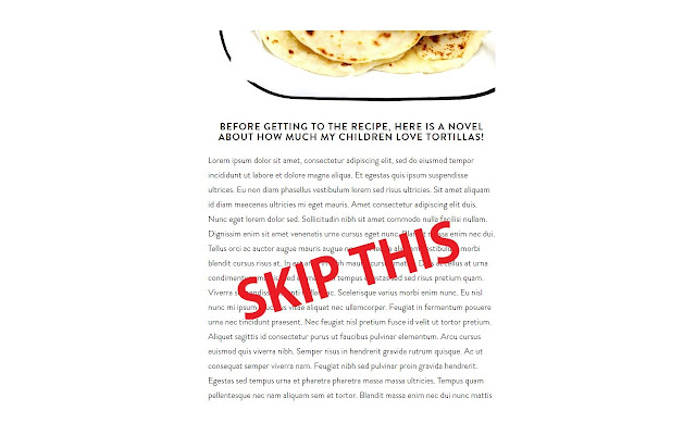 Cut To The Recipe from Chrome web store to be run with OffiDocs Chromium online Cut To The Recipe from Chrome web store to be run with OffiDocs Chromium online