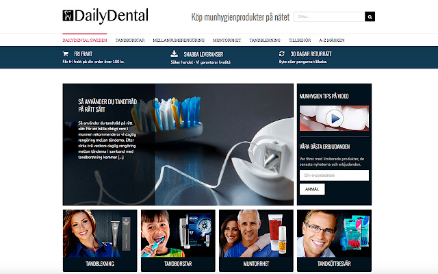 DailyDental Sweden from Chrome web store to be run with OffiDocs Chromium online DailyDental Sweden from Chrome web store to be run with OffiDocs Chromium online