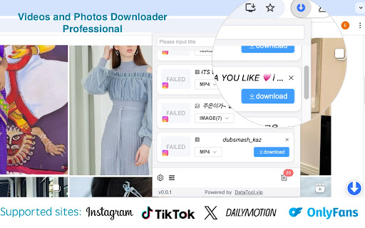 DataTool Video Downloader from Chrome web store to be run with OffiDocs Chromium online DataTool Video Downloader from Chrome web store to be run with OffiDocs Chromium online