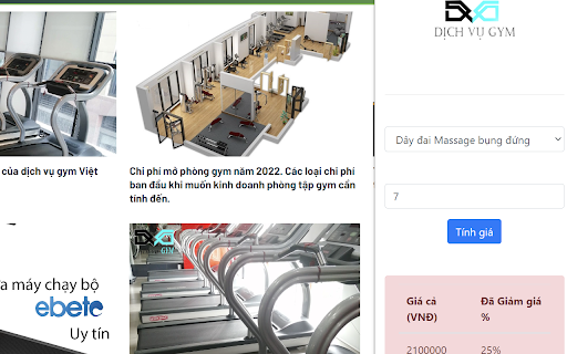 Dịch vụ Gym from Chrome web store to be run with OffiDocs Chromium online Dịch vụ Gym from Chrome web store to be run with OffiDocs Chromium online