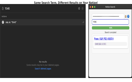 Deep Search for Notion from Chrome web store to be run with OffiDocs Chromium online Deep Search for Notion from Chrome web store to be run with OffiDocs Chromium online