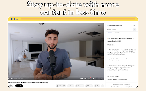 DeepSeek For YouTube from Chrome web store to be run with OffiDocs Chromium online DeepSeek For YouTube from Chrome web store to be run with OffiDocs Chromium online