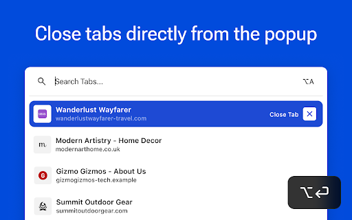 Deep Tab Search: Tab Switcher Search from Chrome web store to be run with OffiDocs Chromium online Deep Tab Search: Tab Switcher Search from Chrome web store to be run with OffiDocs Chromium online