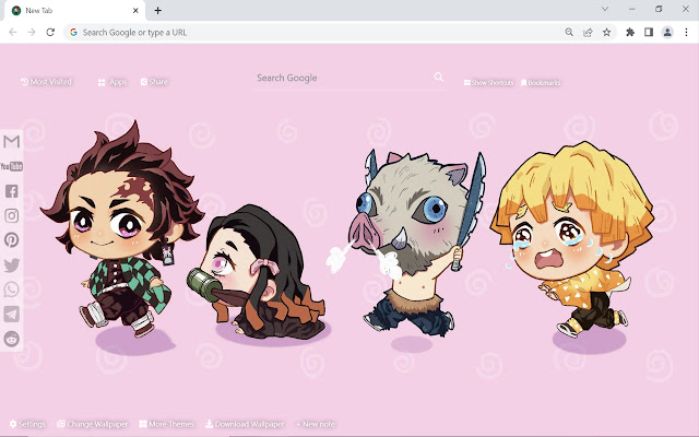 Demon Slayer Chibi Wallpaper from Chrome web store to be run with OffiDocs Chromium online Demon Slayer Chibi Wallpaper from Chrome web store to be run with OffiDocs Chromium online