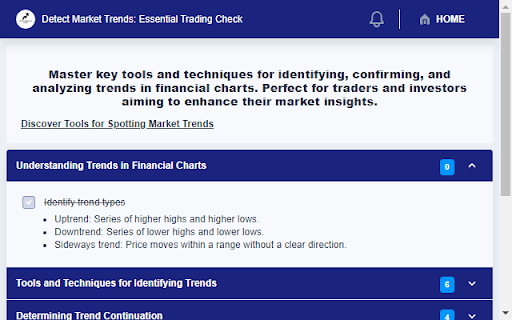 Detect Market Trends: Essential Trading Check from Chrome web store to be run with OffiDocs Chromium online Detect Market Trends: Essential Trading Check from Chrome web store to be run with OffiDocs Chromium online