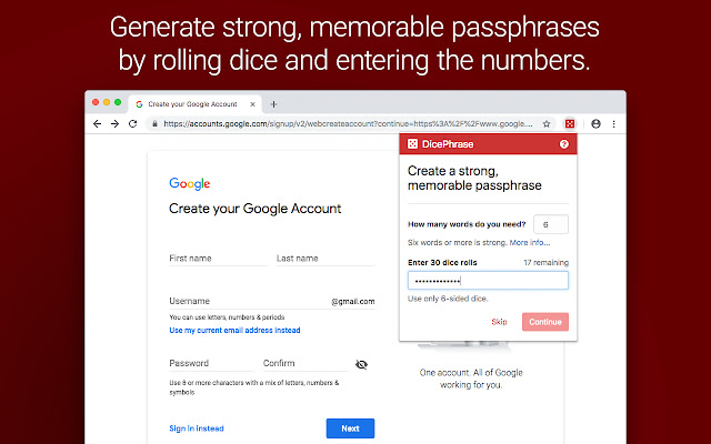 DicePhrase from Chrome web store to be run with OffiDocs Chromium online DicePhrase from Chrome web store to be run with OffiDocs Chromium online