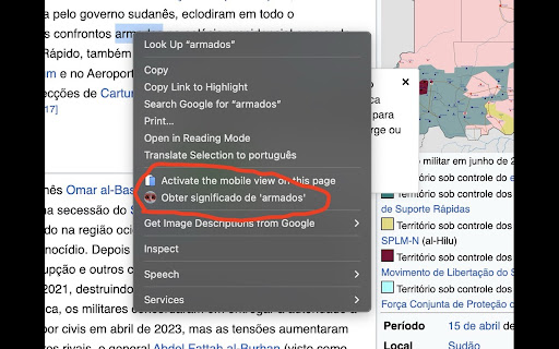 Dicionário de Português from Chrome web store to be run with OffiDocs Chromium online Dicionário de Português from Chrome web store to be run with OffiDocs Chromium online