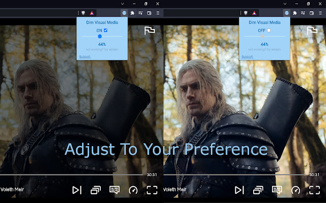 Dim Visual Media from Chrome web store to be run with OffiDocs Chromium online Dim Visual Media from Chrome web store to be run with OffiDocs Chromium online