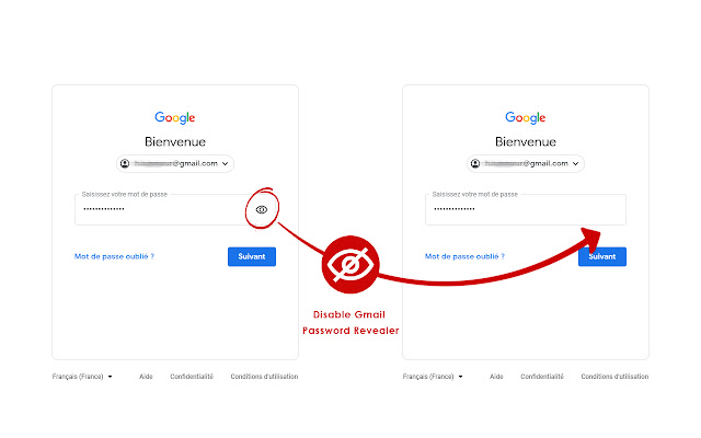 Disable Gmail Password Revealer from Chrome web store to be run with OffiDocs Chromium online Disable Gmail Password Revealer from Chrome web store to be run with OffiDocs Chromium online