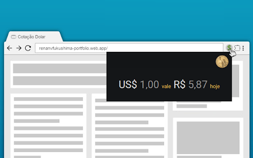 Dólar Valor Consulta Rápida from Chrome web store to be run with OffiDocs Chromium online Dólar Valor Consulta Rápida from Chrome web store to be run with OffiDocs Chromium online