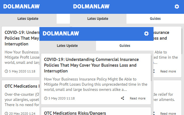 Dolmanlaw Latest News Update from Chrome web store to be run with OffiDocs Chromium online Dolmanlaw Latest News Update from Chrome web store to be run with OffiDocs Chromium online